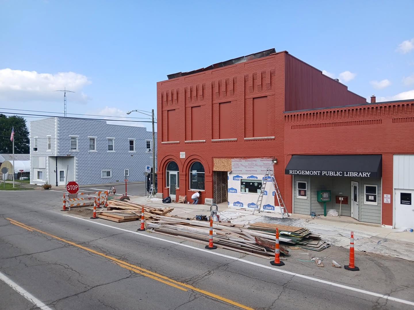 Ridgemont Public Library restoration project