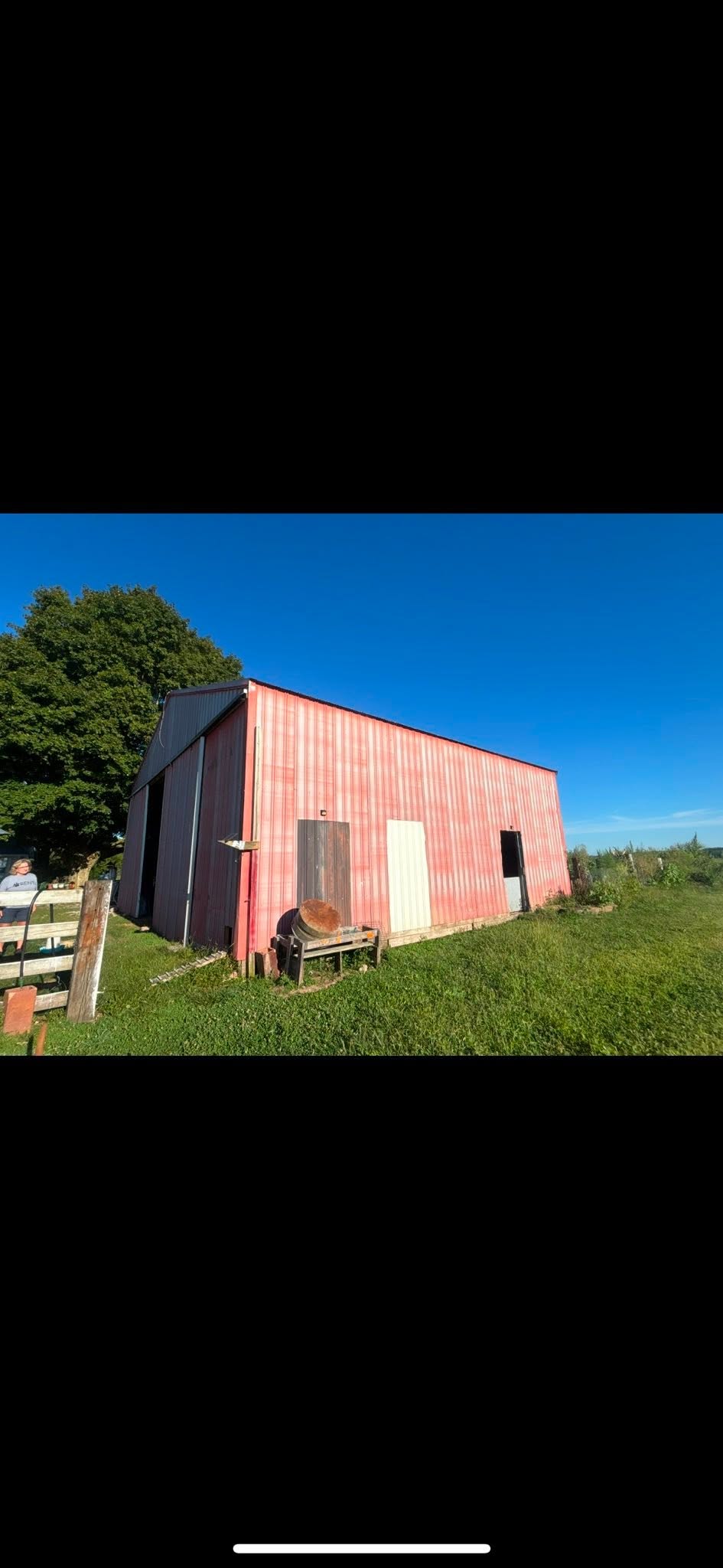 Red pole barn restoration