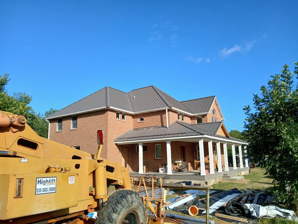 Estate home metal roof replacement
