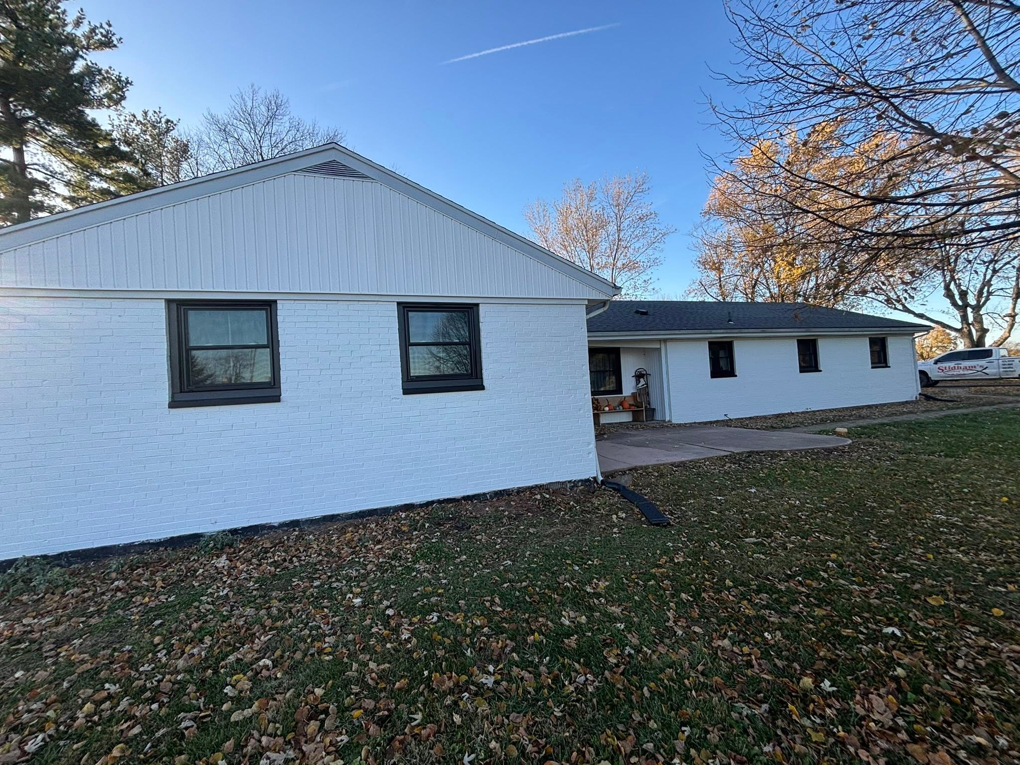 Exterior house painting project by Stidham's